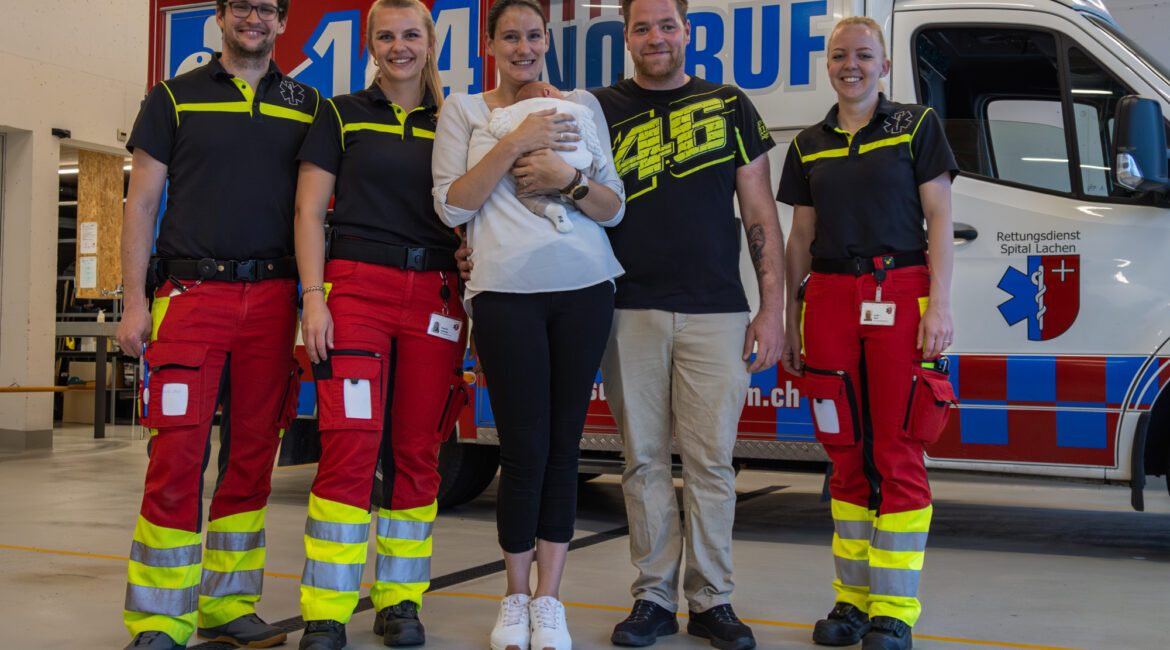 Der kleine Brian war schneller als unser Rettungswagen