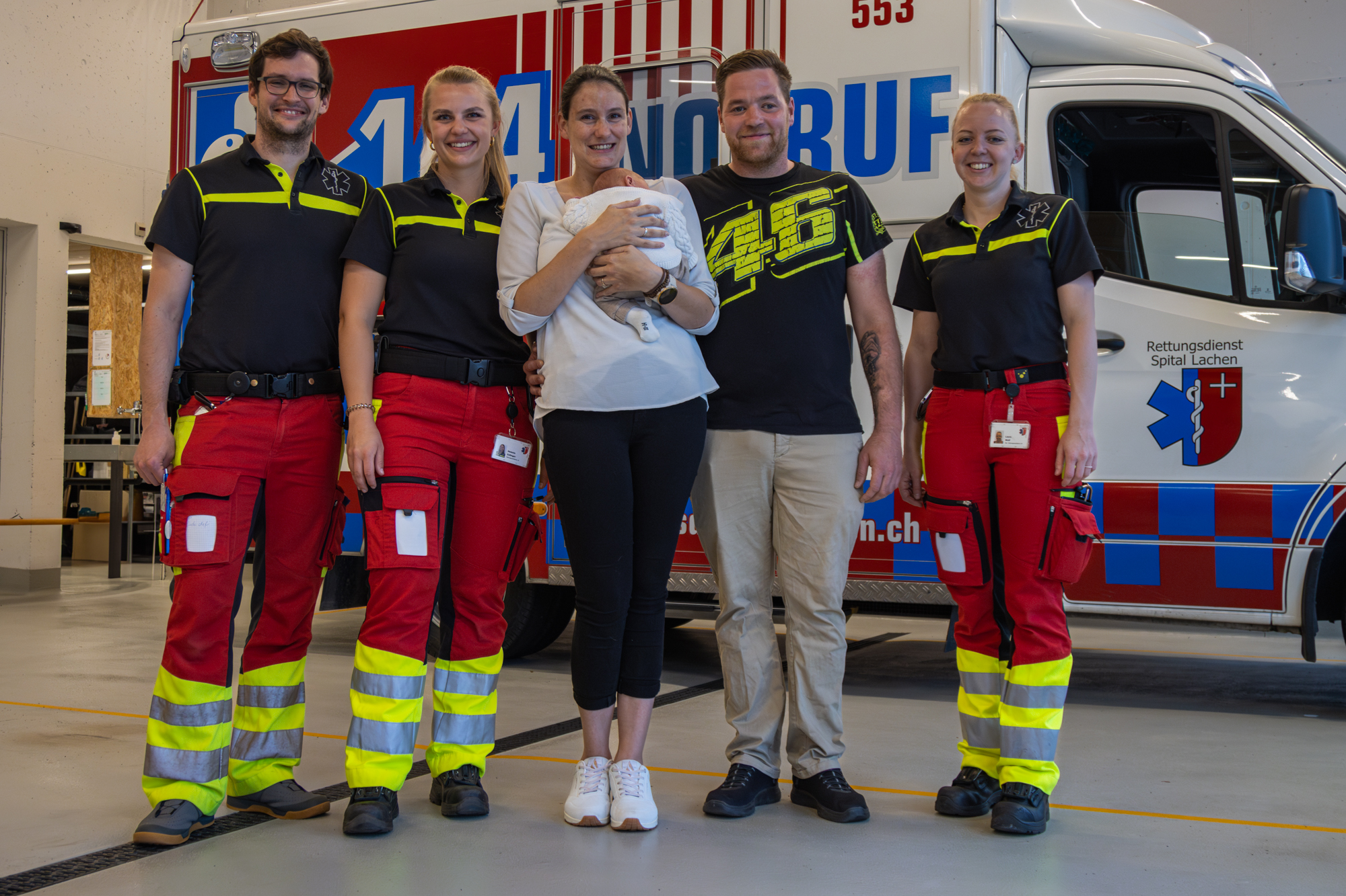 Der kleine Brian war schneller als unser Rettungswagen