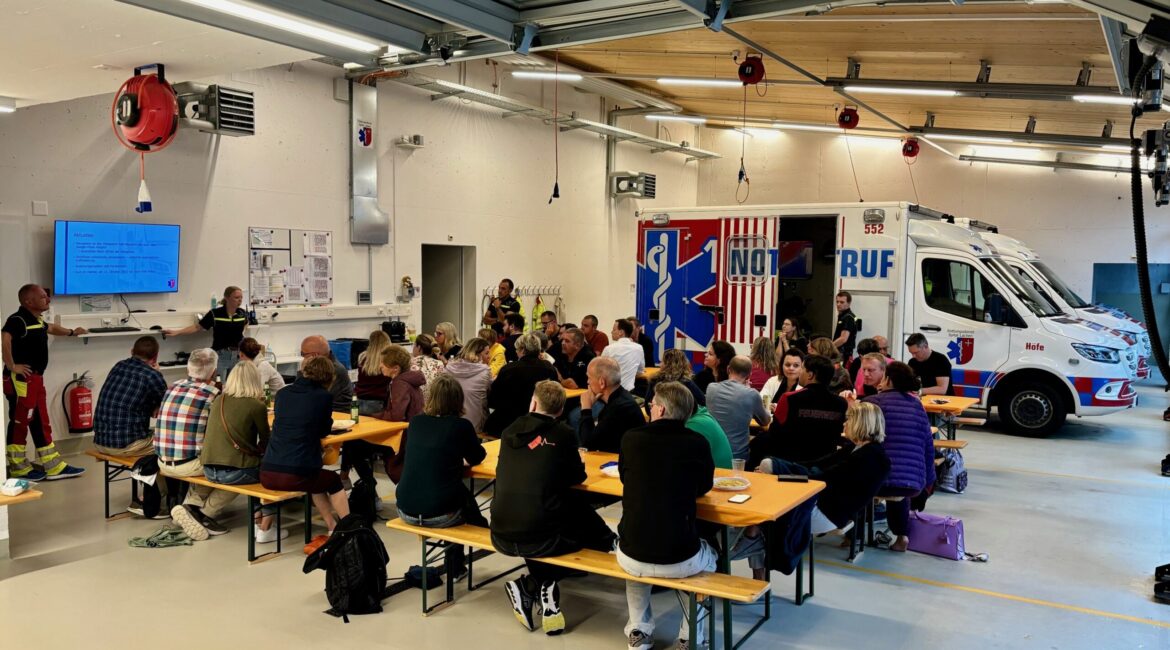 First Responder Treffen beim Rettungsdienst Spital Lachen