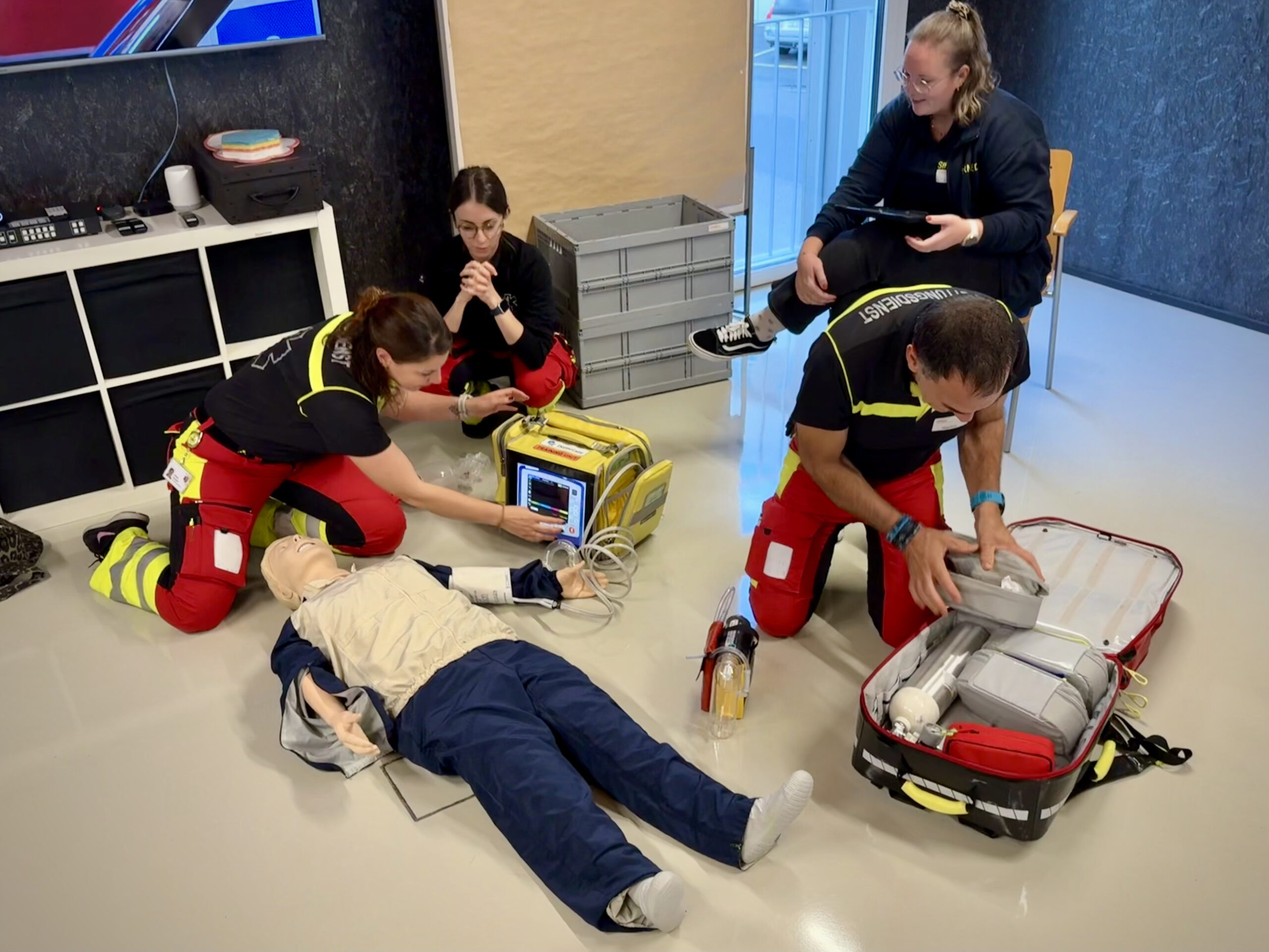 Team-Fortbildung zu Herz- und Kreislaufnotfällen